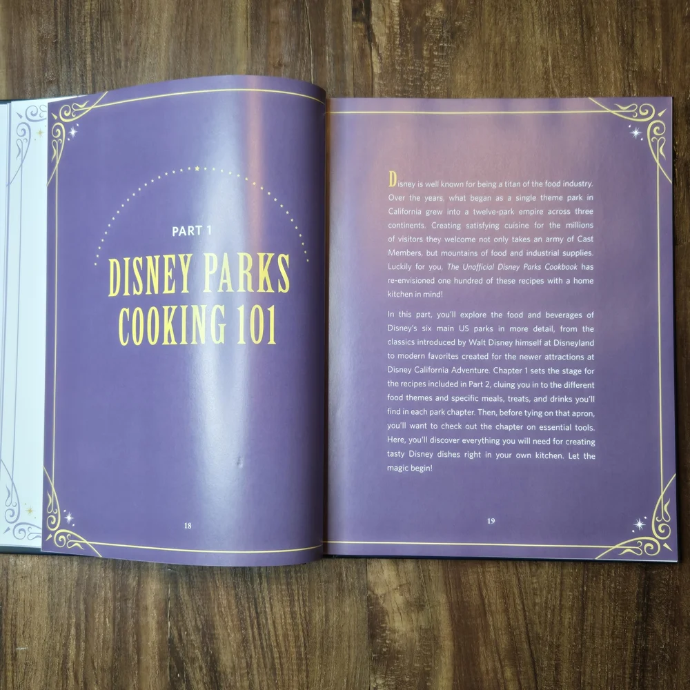 The Unofficial Disney Parks Cookbook - Blue and Gold